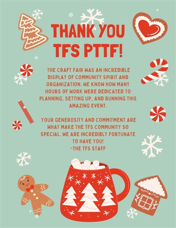 Thank you PTTF for amazing craft fair